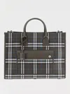 Burberry Freya Mini Shopping Bag - Synthetic - Multi In Grey