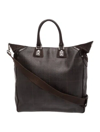 Pre-owned Burberry Tote In Brown
