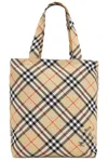 Burberry Vintage Check Tote Bag In Sand