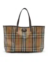 Burberry Ll Highlands Md Tote Www In Brown
