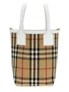Burberry Embroidered Canvas Mini London Handbag