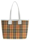 Burberry Women's Embroidered Canvas London Shopping Bag