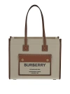 BURBERRY BOLSO SHOPPING - BLANCO