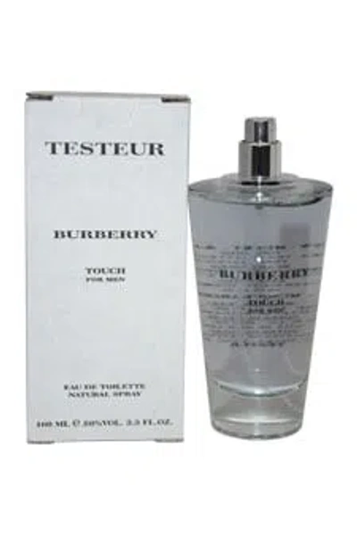 Burberry Touch Edt Spray Tester For Men - 3.3 oz In Gray