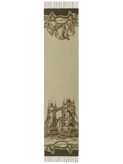 BURBERRY TOWER BRIDGE CASHMERE SCARF