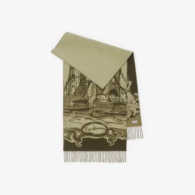BURBERRY BURBERRY TOWER BRIDGE CASHMERE SCARF