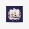 Burberry Tower Bridge Cashmere Silk Scarf In Knight