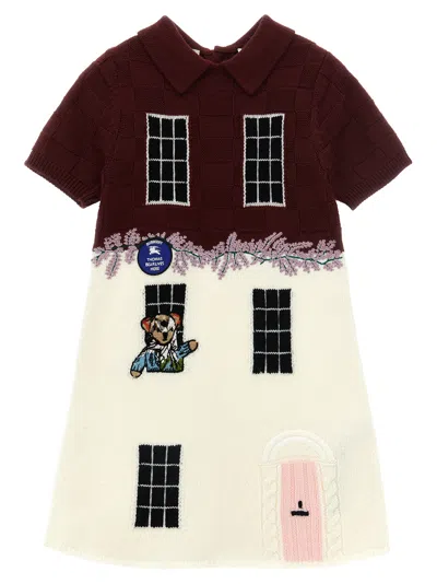 Burberry 'townhouse Bear' Dress In Multi