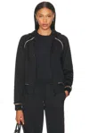 Burberry Checked-trim Zip-up Hoodie In Black