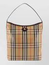 Burberry Women Higlands Shoulder Bag With Traditional Check Motif
