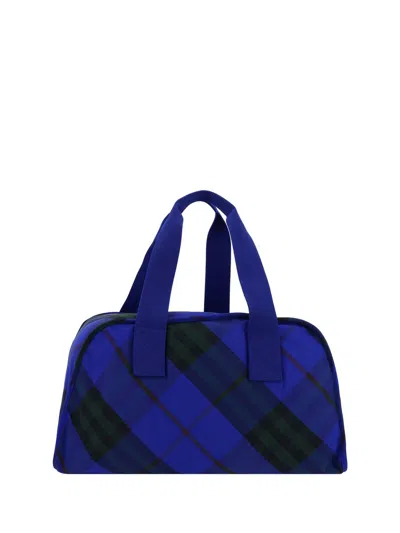 Burberry Travel Bags In Blue