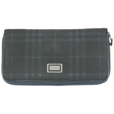 Pre-owned Burberry Travel Wallet In Black