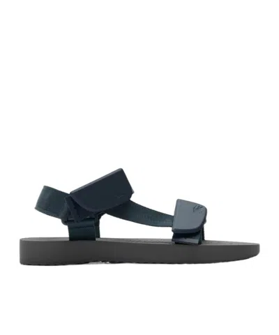 BURBERRY TREK TOUCH-STRAP SANDALS