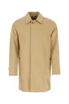 Burberry Camden Heritage Single-breasted Car Coat In Beige O Tan