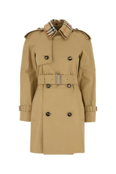 Burberry Trench In Beige O Tan