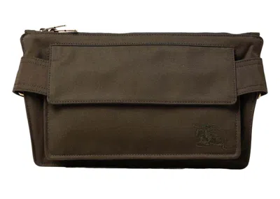 Pre-owned Burberry Trench Belt Bag In Dark Green