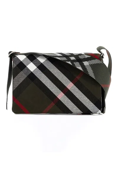 Burberry Trench Check Shoulder Bag