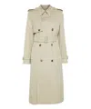 Burberry Trench Coat With Belted Waist And Epaulettes In Beige