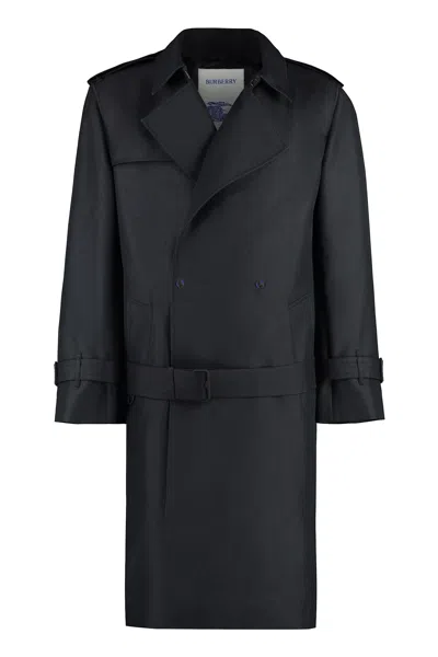 Burberry Trench Coat In Black