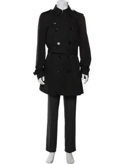 Pre-owned Burberry Trench Coat In Black