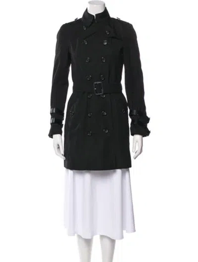 Pre-owned Burberry Trench Coat In Black