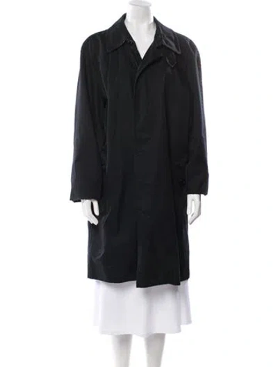 Pre-owned Burberry Trench Coat In Black