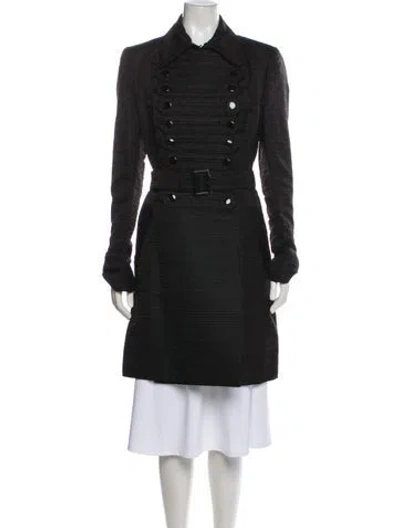 Pre-owned Burberry Trench Coat In Black