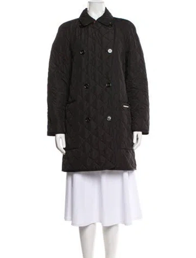 Pre-owned Burberry Trench Coat In Black