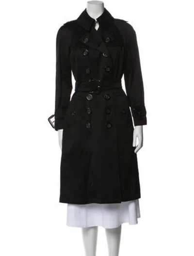 Pre-owned Burberry Trench Coat In Black