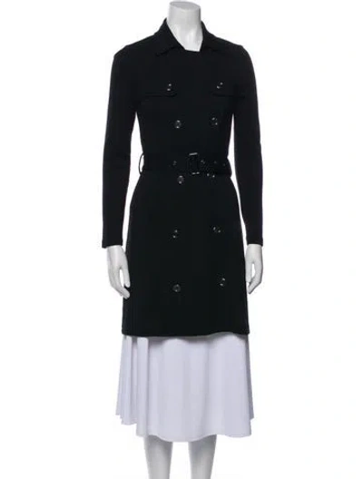 Pre-owned Burberry Trench Coat In Black