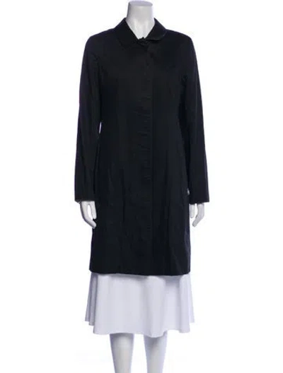 Pre-owned Burberry Trench Coat In Black