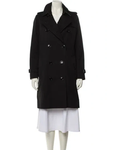 Pre-owned Burberry Trench Coat In Black