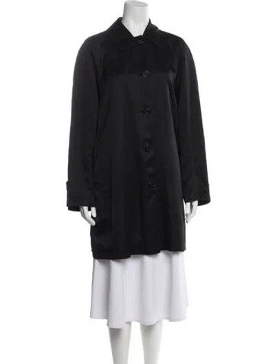 Pre-owned Burberry Trench Coat In Black