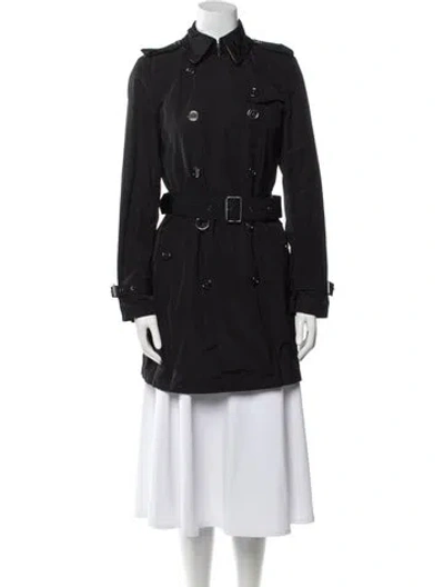 Pre-owned Burberry Trench Coat In Black