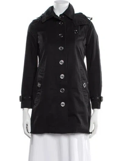 Pre-owned Burberry Trench Coat In Black