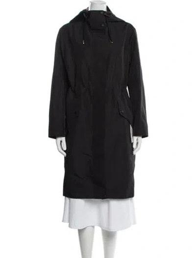 Pre-owned Burberry Trench Coat In Black