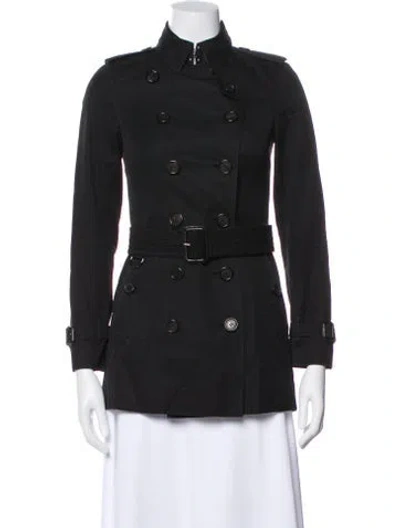 Pre-owned Burberry Trench Coat In Black