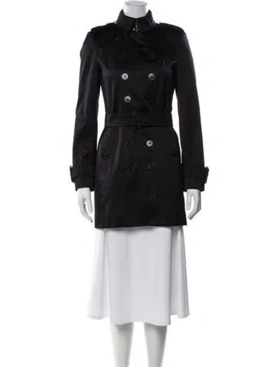Pre-owned Burberry Trench Coat In Black