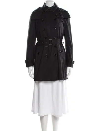 Pre-owned Burberry Trench Coat In Black