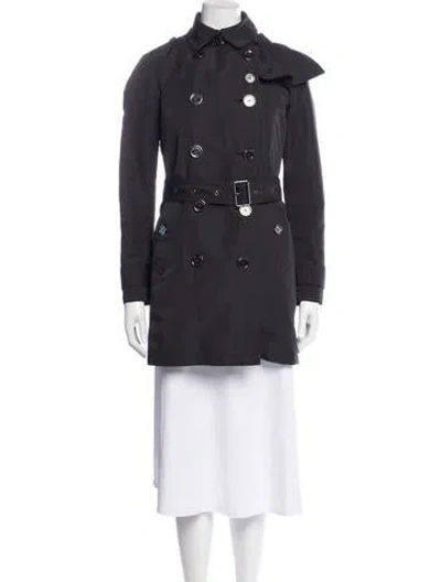 Pre-owned Burberry Trench Coat In Black