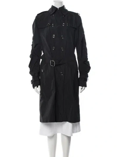 Pre-owned Burberry Trench Coat In Black