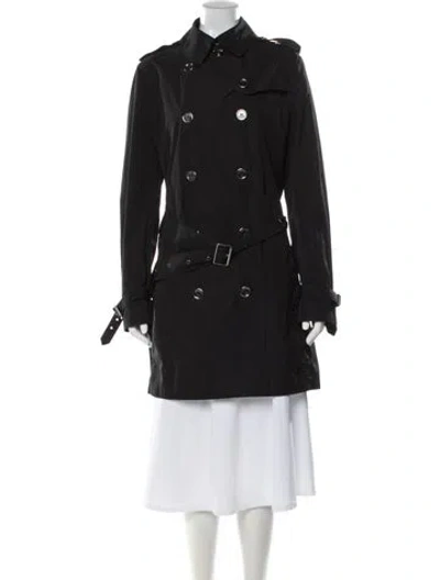 Pre-owned Burberry Trench Coat In Black