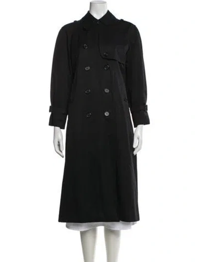 Pre-owned Burberry Trench Coat In Black
