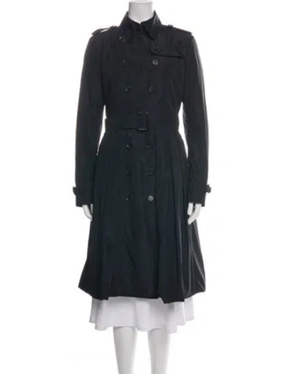 Pre-owned Burberry Trench Coat In Black