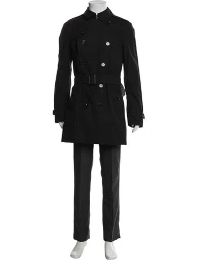 Pre-owned Burberry Trench Coat In Black