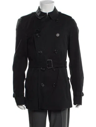 Pre-owned Burberry Trench Coat In Black