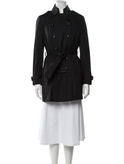 Pre-owned Burberry Trench Coat In Black