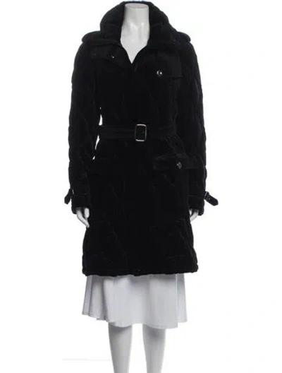Pre-owned Burberry Trench Coat In Black