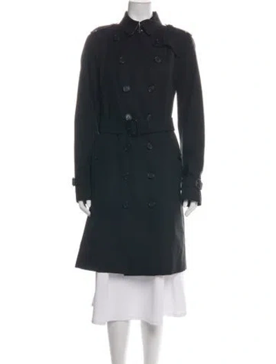 Pre-owned Burberry Trench Coat In Black