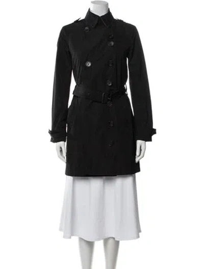 Pre-owned Burberry Trench Coat In Black